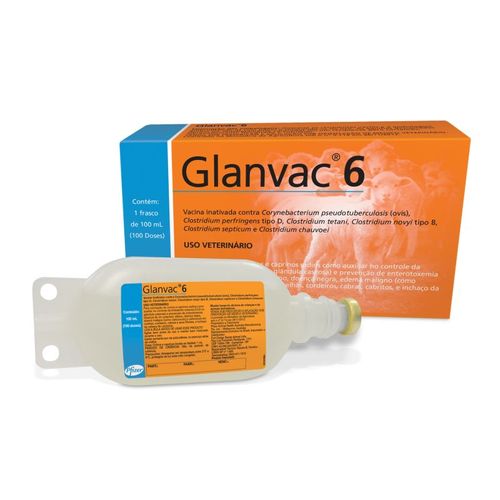 Vacina Glanvac Todo Líquido Com 100 Doses 100Ml