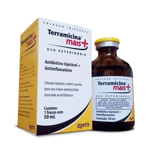 MEDICAMENTO ANTIB+INFL TERRAMICINA MAIS INJ 50ML