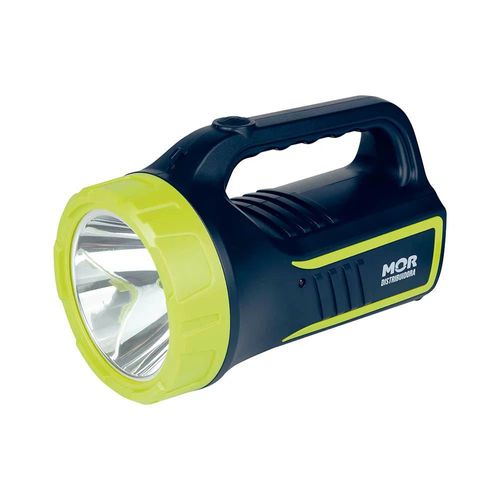 LANTERNA RECARREG POWER LED 265 LUMENS HOLOFOTE MOR