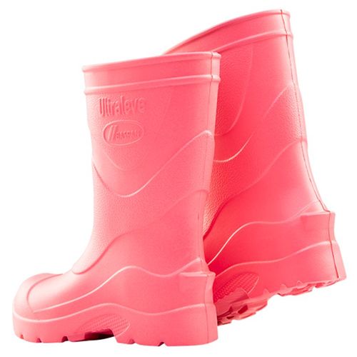 Bota Infantil N32 Rosa Ultra Leve EVA Baspan