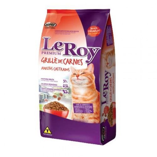 Ração para Gato Castrado Leroy Grille de Carne 10,1kg