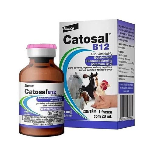 Medicamento Suplemento Vitamínico Catosal B12 Injetável 20ml