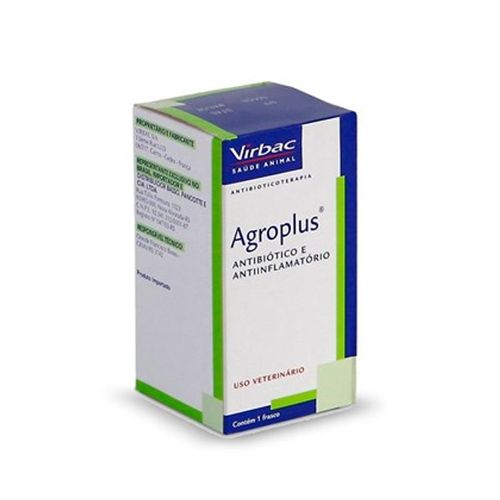 Medicamento Antibiótico e Anti-inflamatório Agroplus Injetável 50ml