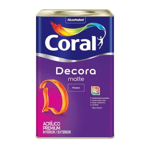 Tinta Acrílica Decora FO Coral 18 litros