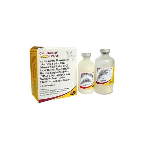 Vacina CattleMaster Gold Injeção - 10 doses de 50ml