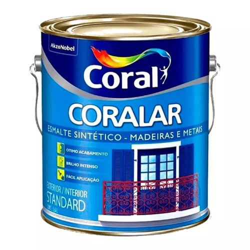 Tinta Esmalte Coralar Br Verde Nilo Coral 3,6L