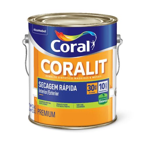 Tinta e Coralit Branco Base Fino Coral 800ml