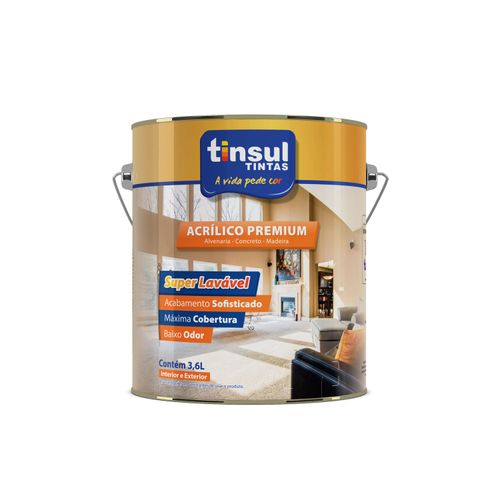 Tinta Acrílica SB Conhaque Tinsul 3,6lt