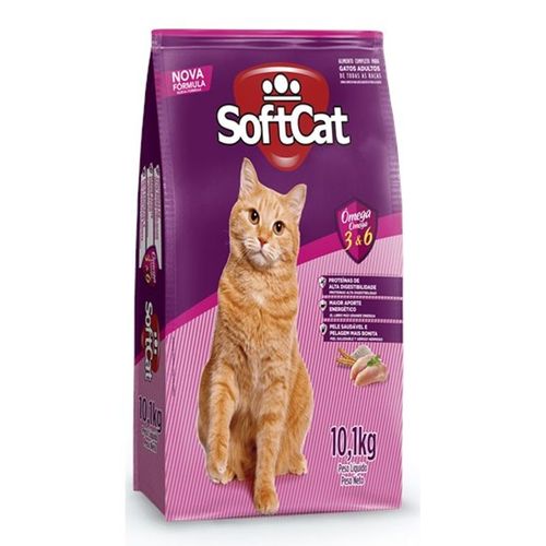 Ração para Gato Soft Cat 10,1Kg