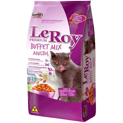 Ração p/ Gato Leroy Buffet Mix 10,1kg