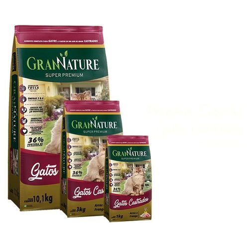 Ração p/ Gato Gran Nature 1kg