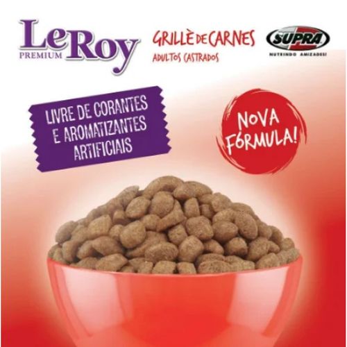 Ração Castrado Leroy Grille de Carne Granel