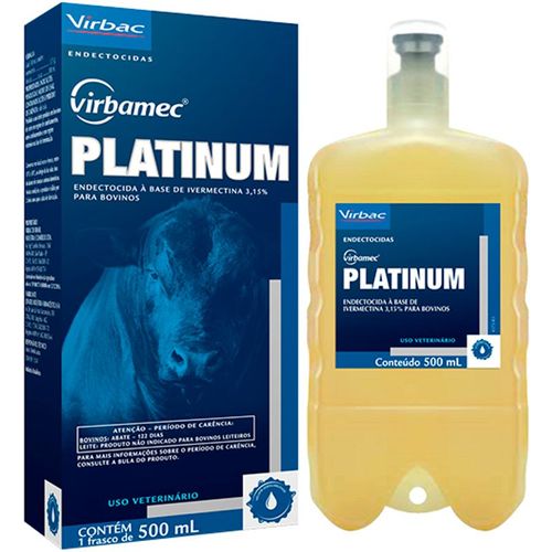 Medicamento Endecto Virbamec Platinum Inj 50ml