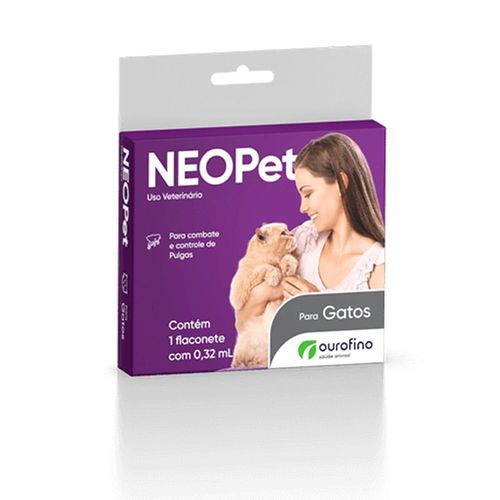 Medicamento Ecto Neopet Gatos Topc 0,32ml