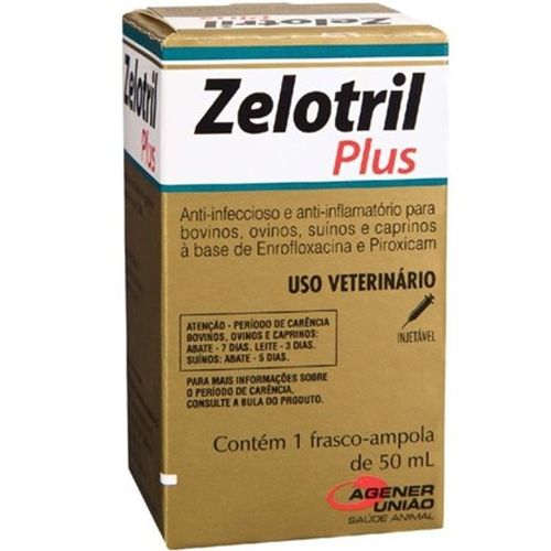 Medicamento Antib+Infl Zelotril Plus Inj 50ml