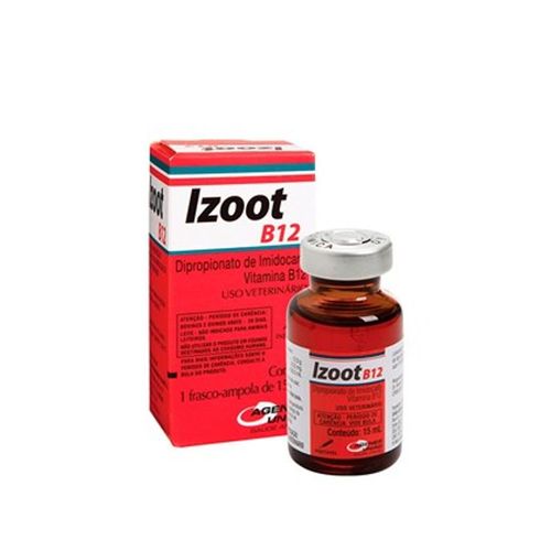 Medicamento Antibiótico Izoot B12 Inj 15ml