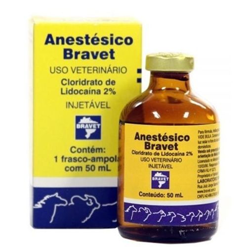 Medicamento Anestésico Local Bravet Inj 50ml