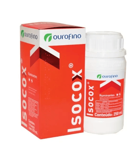 Medicamento antibiótico Isocox ruminantes injetável 250ml